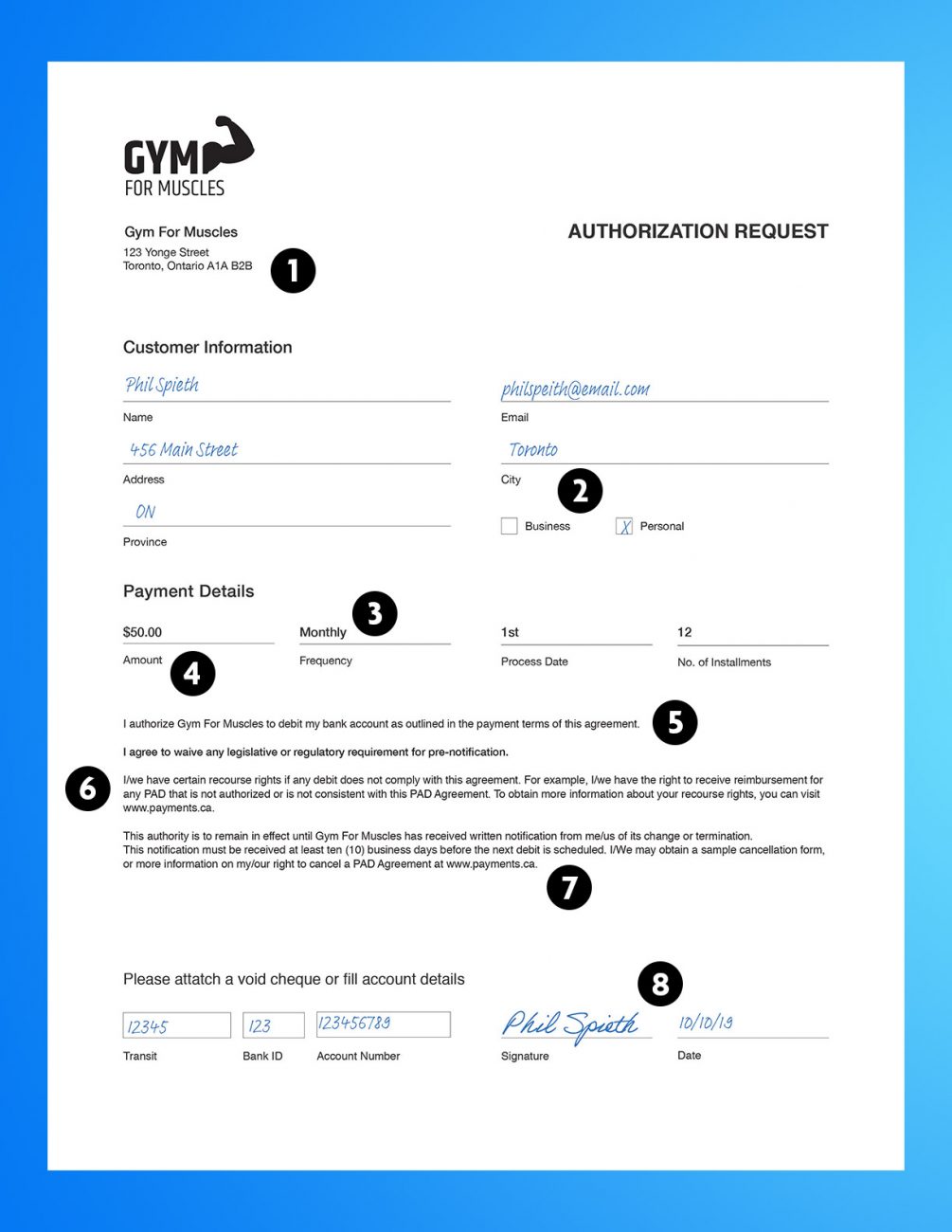 What is a Pre Authorized Payment?